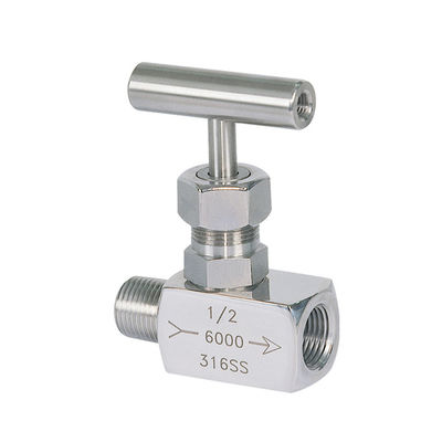 Válvula de aguja del acero de barra 300 de AISI 316 3/8&quot; estruendo ISO ASTM 351 GR. CF8M Body
