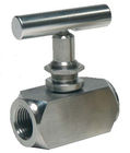 Válvula de aguja de acero de carbono el 1/2” MNPT X FNPT 60000 PSI para el agua