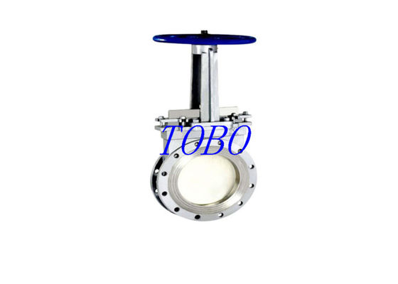 TOBO Durable alta temperatura ANSI 150LB acero inoxidable 316 Wafer Knife Gate Valve