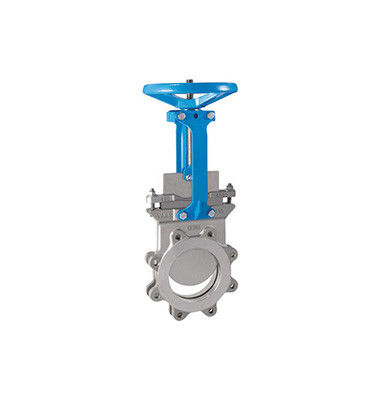 Fabrica de alta calidad de acero inoxidable manual de cuchillo válvula de puerta para el tratamiento del agua