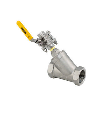 1/2--4&quot; CF8M de acero inoxidable de tipo Y de línea de hilo femenino NPT BSPT PT BSP