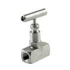 Válvula de aguja de alta presión del acero de carbono de la válvula de aguja el 1/2” MNPT X FNPT 60000 PSI para el agua