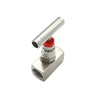 Válvula de aguja de acero inoxidable de alta presión 6000psi para el acero inoxidable de la válvula de aguja del campo petrolífero con 1/4&quot; hilo