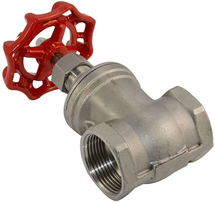 1-1/4” válvula de puerta resistente del EXTRANJERO 200PSI NPT SS316 femenino CF8M