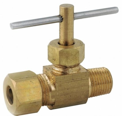 válvula de aguja de acero recta de la válvula de aguja de la compresión del 1/2” * el 1/2” 150Psi