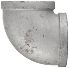 Instalación de tuberías del hierro maleable final galvanizado femenino del codo 1-1/4” NPT de 90 grados