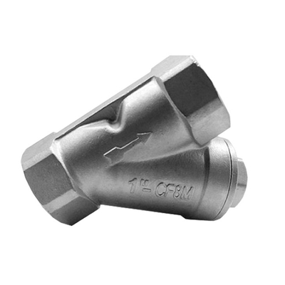 1/2--4&quot; CF8M de acero inoxidable de tipo Y de línea de hilo femenino NPT BSPT PT BSP
